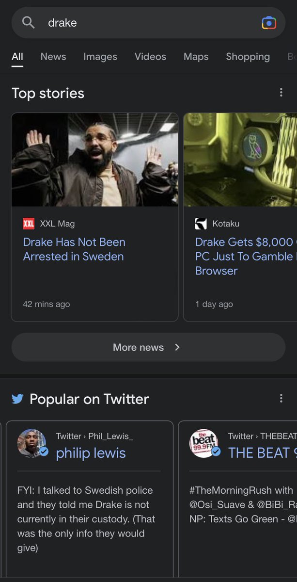 agitprophecy's tweet photo. @vampiric_shirin sweden's pr team is working overtime tonight #drakegate #swedengate2 #weknowthetruth #draketruther #freedrake https://t.co/nw1B4YqLpr