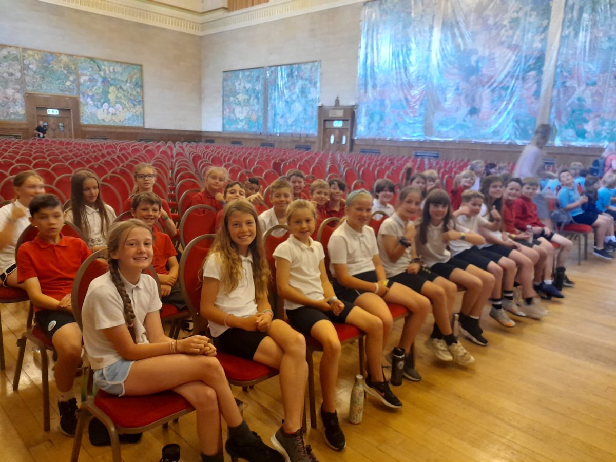MayalsSchool's tweet photo. A really enjoyable morning at the @TheBrangwyn , celebrating how well our Year 5 enterprise project has gone. Already looking forward to next year! #PrimEnt22 #MayNum https://t.co/2vzVnOFYps