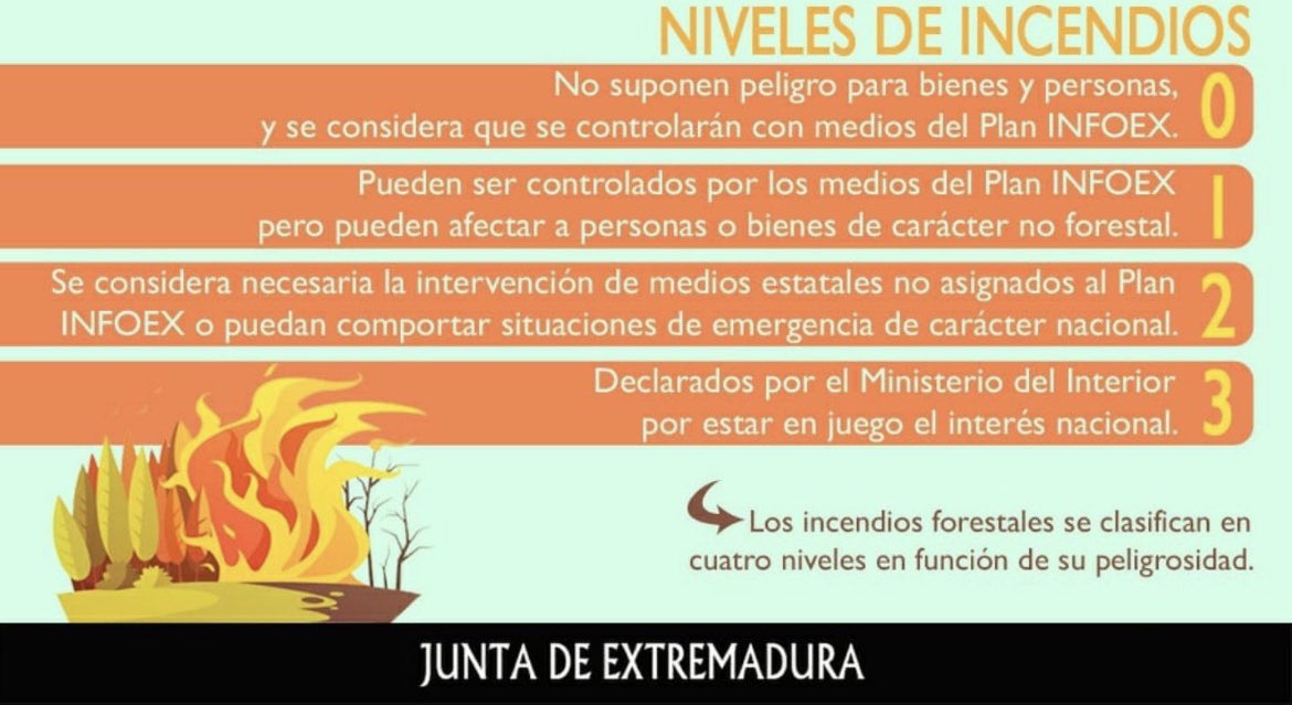 07:30h / 🔥

Se mantiene la evolución no favorable en los #IFLadrillar e #IFCasasDeMiravete Ambos activos y en nivel 2 de peligrosidad. Medios aéreos se van incorporando al operativo de extinción. En breve informamos del reporte de medios en ambos incendios.