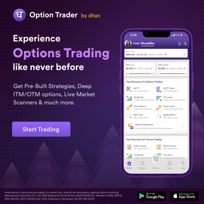 dhan_fnotrading's tweet photo. Your Options Trading experience is about to change.⚡️
Start Trading on the Options Trader app NOW! 🚀