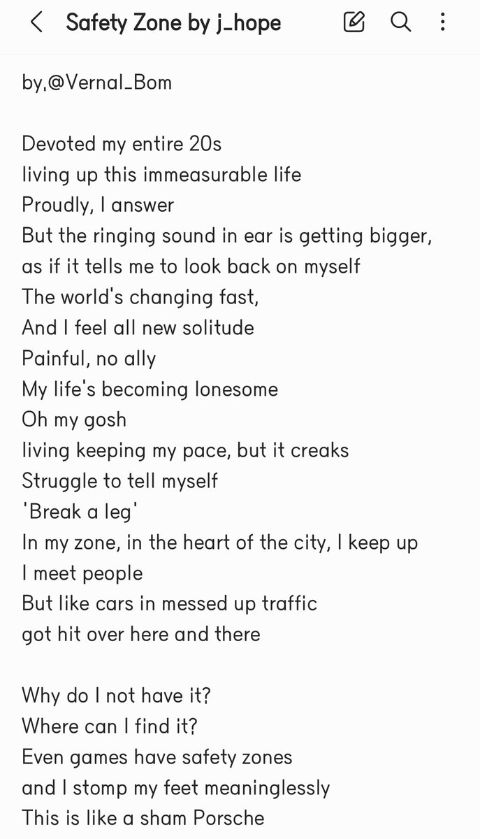 Rach （╹ ╹）♡ 👟👑 on Twitter "RT Vernal_Bom Safety Zone by jhope