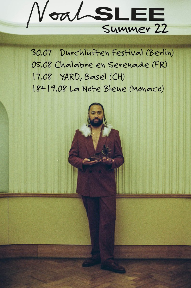 yay upcoming shows… 
catch me outside ☀️