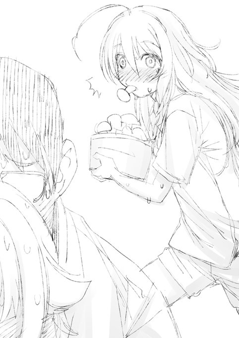 何かを見てる幸子とPを目撃する輝子 