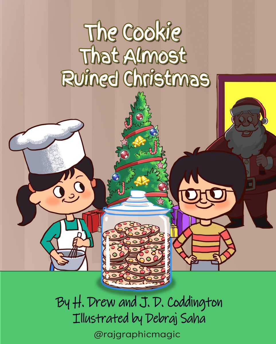 The Cookie That Almost Ruined Christmas, One of my favorite one... #bookillustration #kidsbook #christmaspicturbook #childrensbook 
#digitalart #digitalillustration #conceptart #artwork #llustration #digitalpainting #conceptartist #illustration #rajgraphicmagic #picturbook