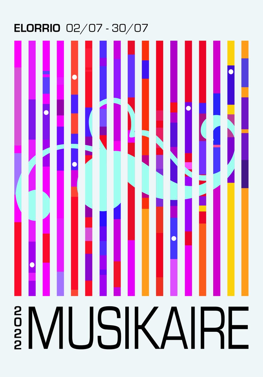 Asteburuko emanaldiak ordu erdi beranduago hasiko dira:
- Gaur TCHEKA 20:30ean Ganondo parkean
- Bihar <a href="/RafaRueda/">Rafa Rueda</a>  20: 30ean Ganondo parkean
- Etzi DANTZA GARAIKIDEA 19: 30ean Plazan 
Doan #Musikaire #Elorrio musikaire.eus