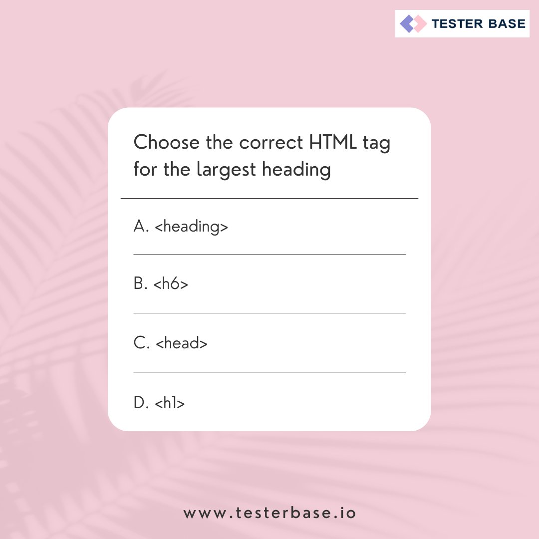 base_tester's tweet image. Comment down your answer 👇
#quiz #developers #developerquiz #100devs #javadeveloper #engineer #useraccounts #marketingtools #smarttechniques #bestsoftware #testerbase