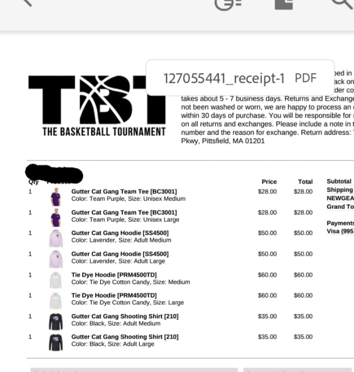 <a href="/GutterCatGang/">Gutter Cat Gang</a> <a href="/thetournament/">TBT</a> <a href="/espn/">ESPN</a> <a href="/PUMA/">PUMA</a> Got myself stocked up on some <a href="/GutterCatGang/">Gutter Cat Gang</a> <a href="/PUMA/">PUMA</a> merch 🔥 not sure if I need more 🤔
Just have to wait for it to land across the Atlantic  🇬🇧GangGang  #GangGang #GutterCatGang