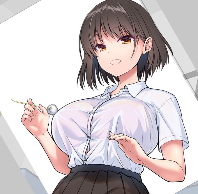 音声作品のジャケットにしたくて描いてたけどえっちさが足りない 