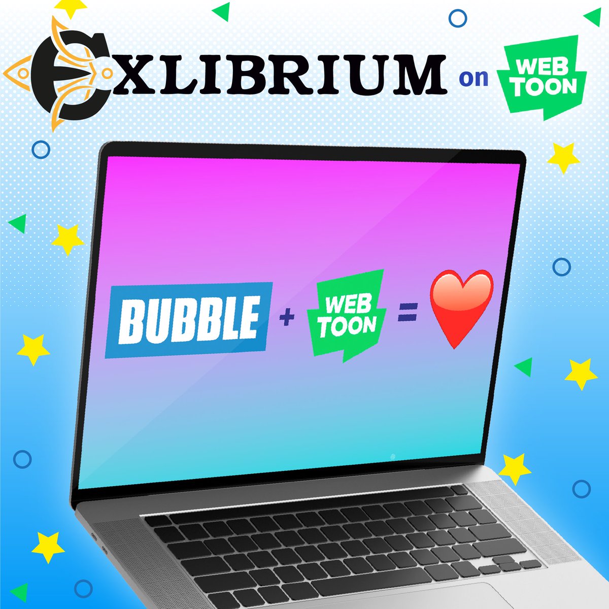 New BUBBLE comics on the WEBTOON ✨

The first issue of Exlibrium is available now: webtoons.com/en/challenge/e…

New issues will be published on Tuesdays and Fridays ❤️
