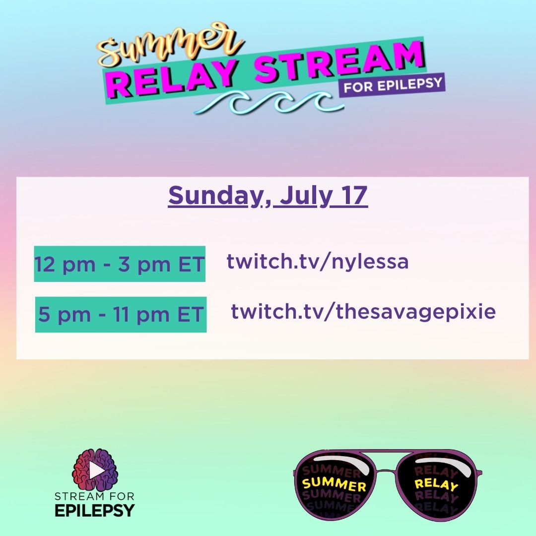Stream for Epilepsy | Epilepsy Foundation tweet media