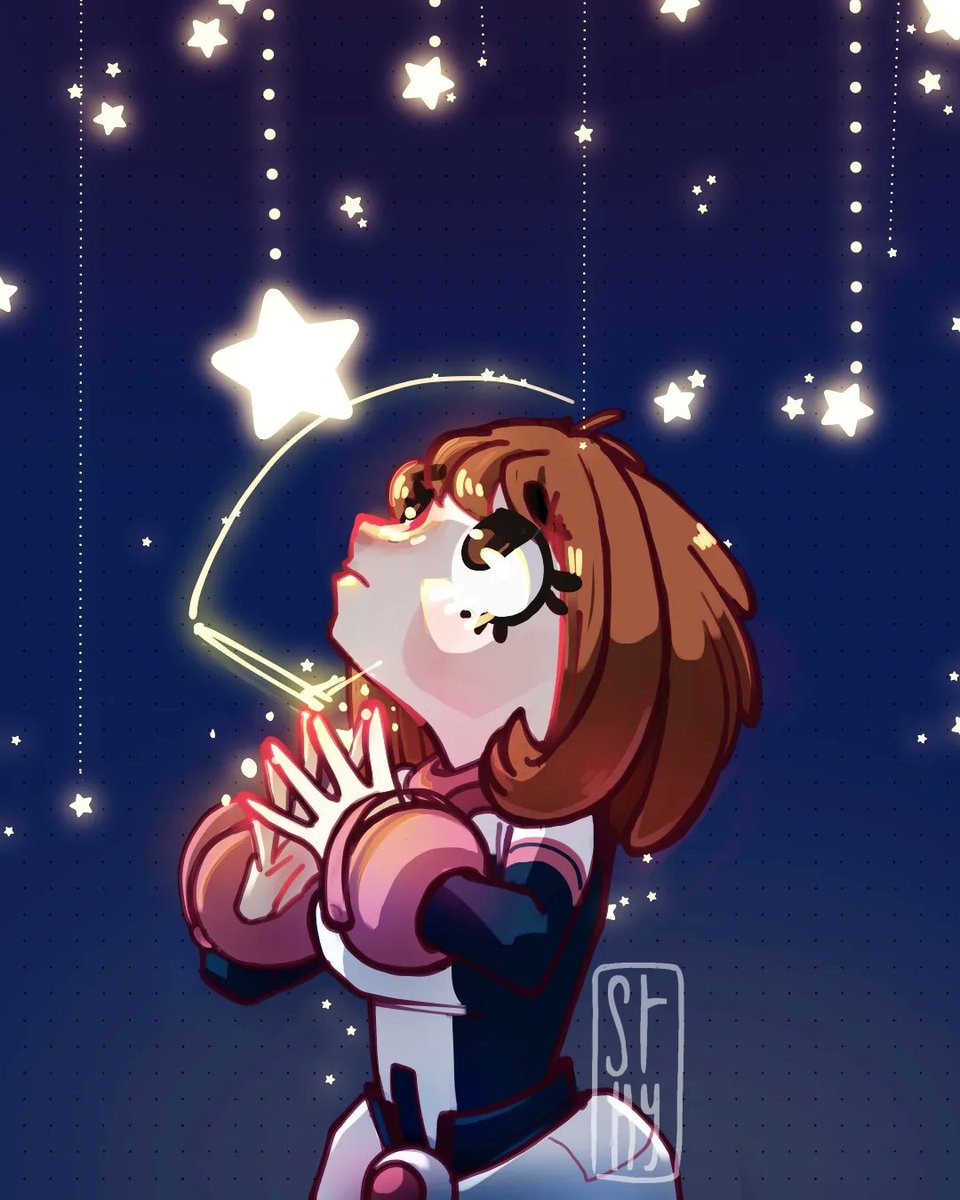 Repost to sorta stay "in sync" with IG with a slight fix
Plus Ochaco just deserves love ~ (and not just from Deku, jeez, make her more important and not just a love interest è-é)