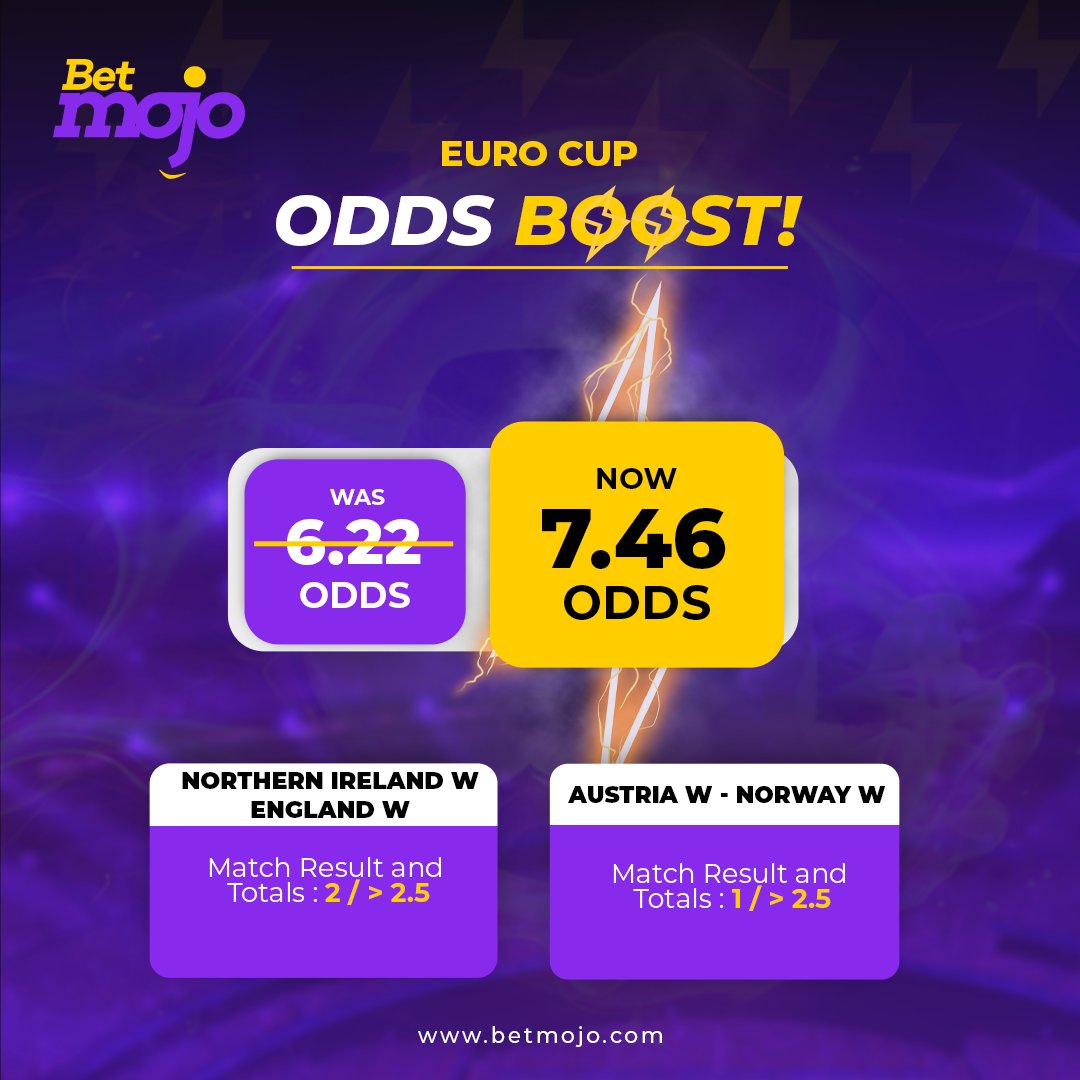 BetMojoNG's tweet photo. Your easiest 7.46 odds for today dey our ODDS BOOST specials for today, no carry last make you collect TGIF money. https://t.co/caD7xDfUg1
