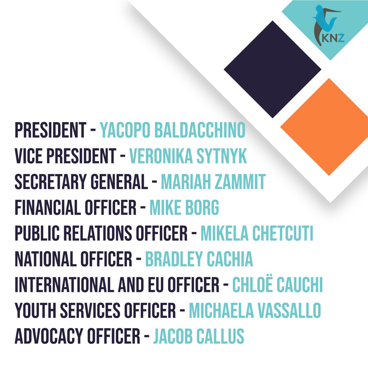 On the 14th of July 2021, KNŻ held an Extraordinary General Meeting where the Member Organisations elected the Executive Committee, which shall serve until the Annual General Meeting in March 2023

#youth #youthcouncil