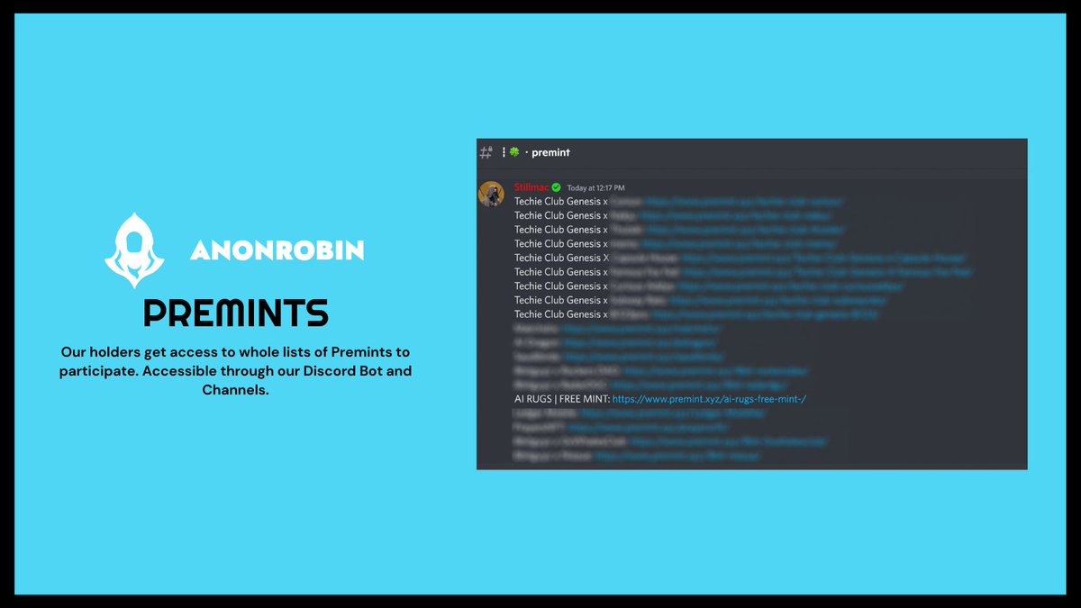 AnonRobin_NFT's tweet image. Daily premints? We got you 🍀🤝 

P.S - Please make sure to use your burner wallet for premints to be safe.