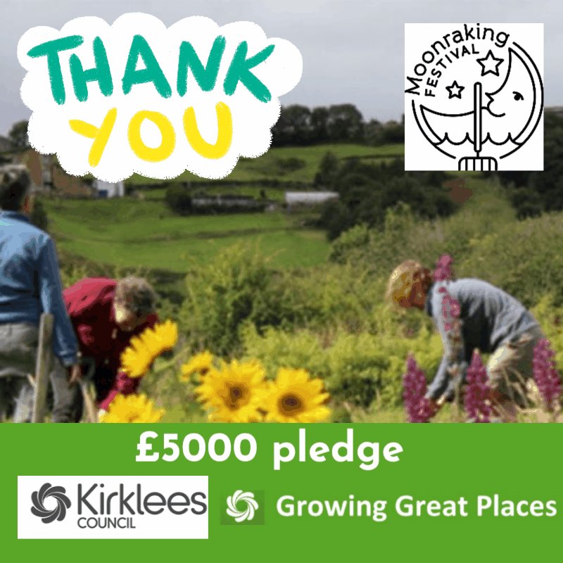 @KirkleesCouncil #growinggreatplaces fund kindly pledged a juicy £5000 to our @Spacehive #crowdfundingcampaign!