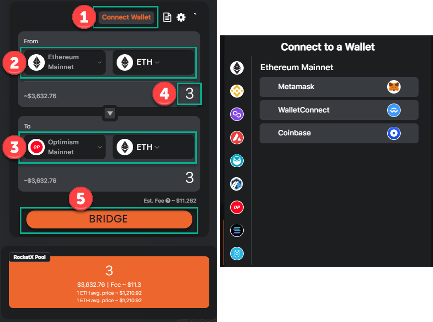 Go_RocketX's tweet photo. @RocketXexchange @optimismFND 🌈The best bridge to move your $ETH around #Ethereum #Optimism #Arbitrum and #BNBChain 🥇
✅https://t.co/0hF4JvQNcK

$RVF $BTC $MANA #Sandbox $SAND $USDC $SOL https://t.co/iVD2VbdQTs
