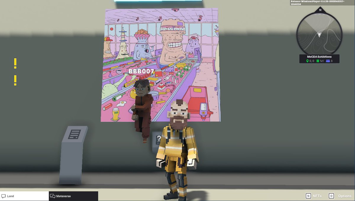 JimmyF856's tweet photo. @TheSandboxGame @SuperRare I just participated in the #TheSandbox weekly contest for a chance to win 200 mSAND! I found the art piece, check out my screenshot below!
👇 https://t.co/cwfJQ2CRDI