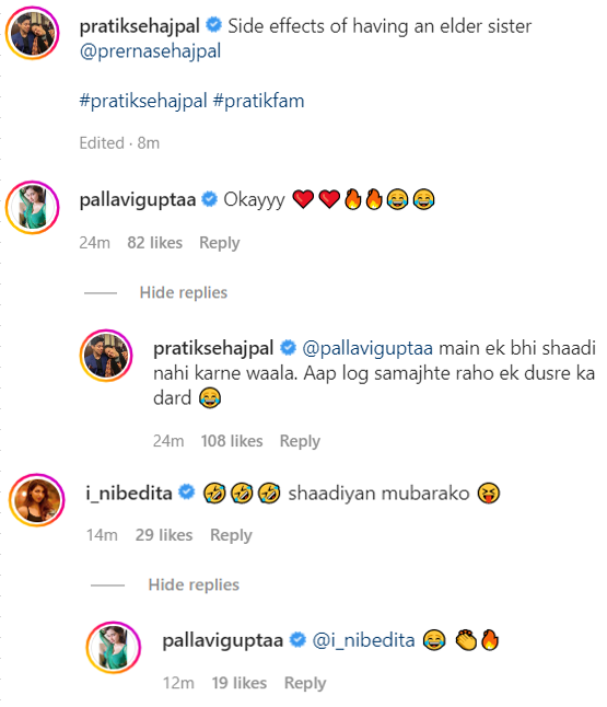 ChotusaMew's tweet photo. Every thing is fine. It was just a joke. Calm down.
#PratikSehajpal #PratikFam #PraPal #PraNib #PratikInKKK12 #KKK12 #KhatronKeKhilad12
@ColorsTV @justvoot @PrernaSehajpal @realsehajpal https://t.co/eDE7vjht9w