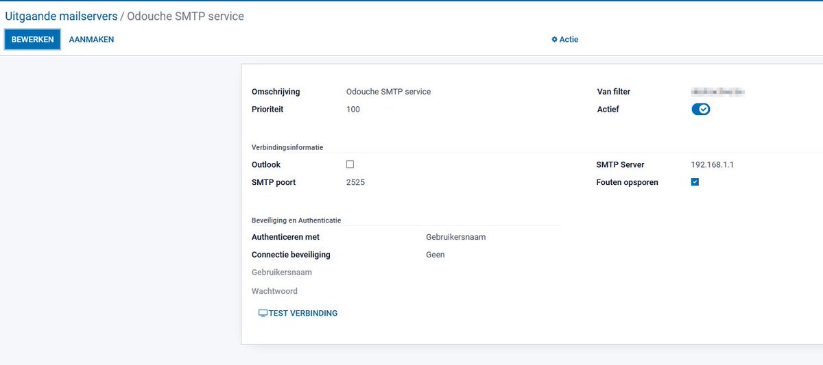 V_Baggerman's tweet photo. @Yenthe666 Maybe another tip, if you want to prevent Odoo from spoofing senders outside your domain, you can set the following outgoing mail server on https://t.co/tJM93EXZDK. https://t.co/l7fvYyjhFa