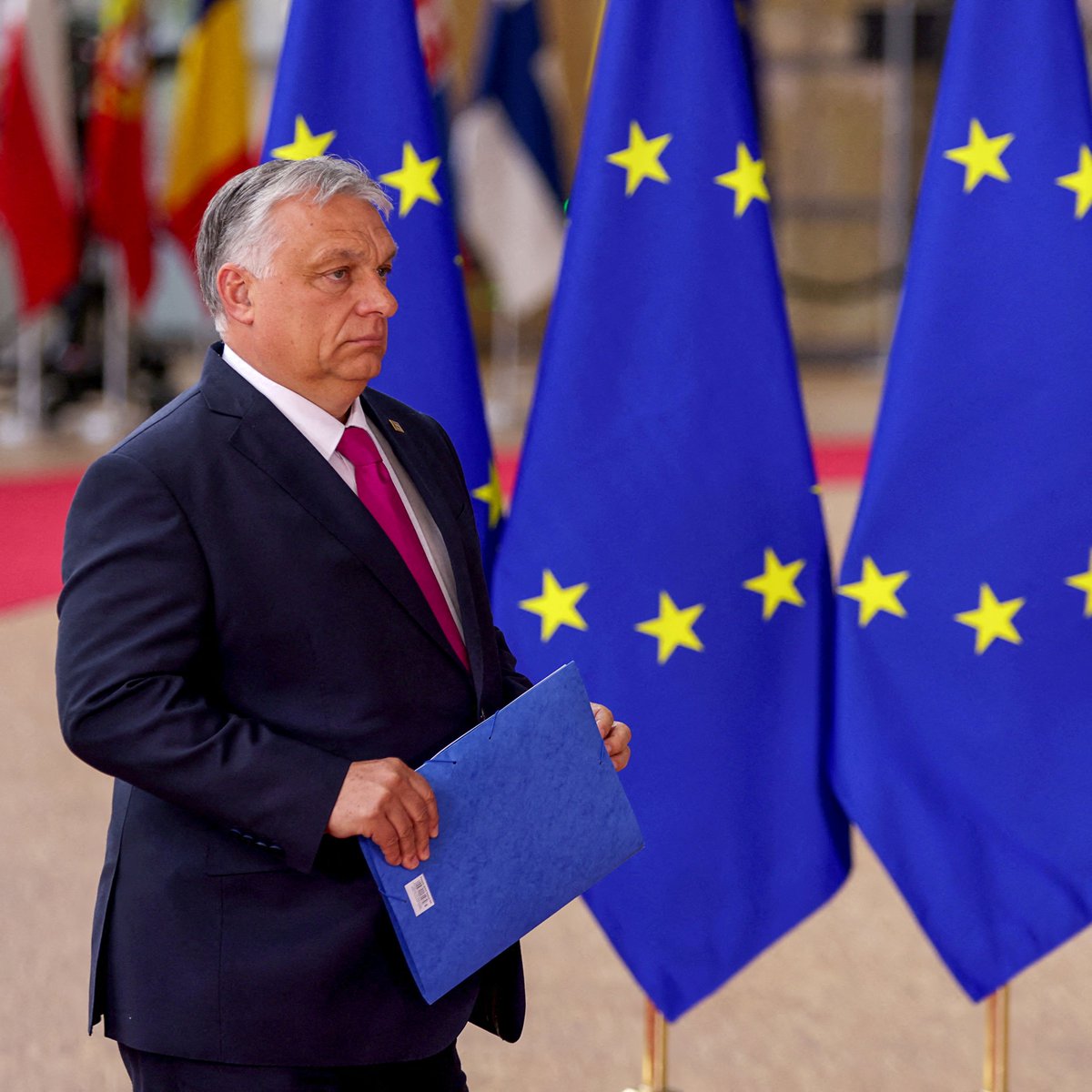 Hungary's Prime Minister Viktor Orban arrives for a European Union leaders summit in Brussels, Belgium May 30, 2022.