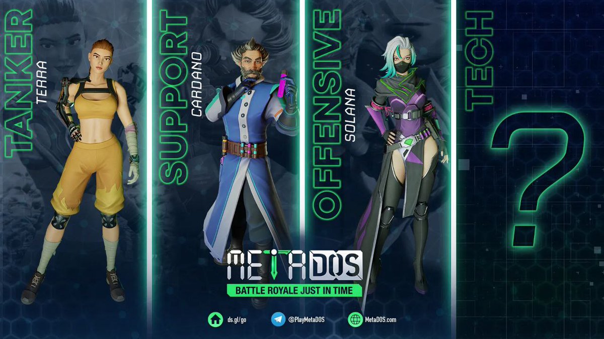 MetaDOSLATAM's tweet image. Read my latest: “🔥MetaDOS: Take on Control, the four classes with unique characteristics! 📣” news.metados.com/archive/1266778