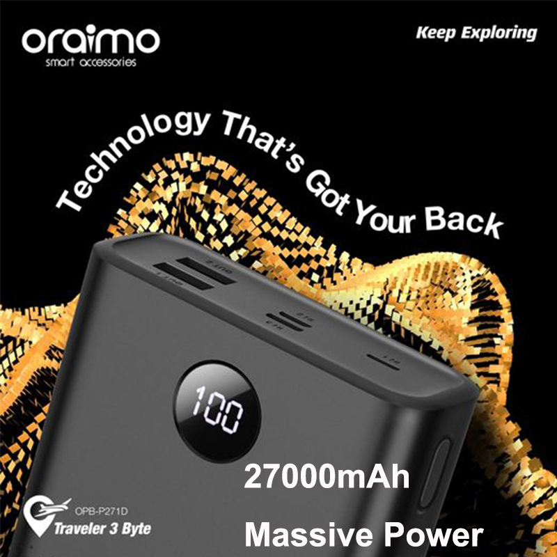 oraimomate on X: 🤠27000mAh Massive Power! One power bank lasts for THREE  YEARS! 👉👉 / X