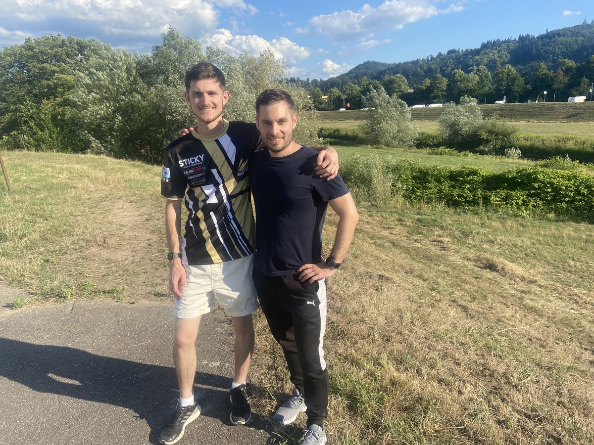Michi Hoyer (@michi_hoyer) on Twitter photo Always great to meet the #simracing teammates when there is chances! Last week we had <a href="/CMR_18/">Cameron Rodger</a> was on his way back from #F1 #AutGP and he stopped by at my home for an hour or two. Thank you! was great to meet you again.
<a href="/EsportBurst/">Burst Esport</a> <a href="/NextviewHQ/">Nextview Consulting</a> <a href="/goodr/">goodr</a> <a href="/TraxionGG/">Traxion.GG</a> <a href="/FSR_esports/">Formula-SimRacing</a> Always great to meet the #simracing teammates when there is chances! Last week we had <a href="/CMR_18/">Cameron Rodger</a> was on his way back from #F1 #AutGP and he stopped by at my home for an hour or two. Thank you! was great to meet you again.
<a href="/EsportBurst/">Burst Esport</a> <a href="/NextviewHQ/">Nextview Consulting</a> <a href="/goodr/">goodr</a> <a href="/TraxionGG/">Traxion.GG</a> <a href="/FSR_esports/">Formula-SimRacing</a>