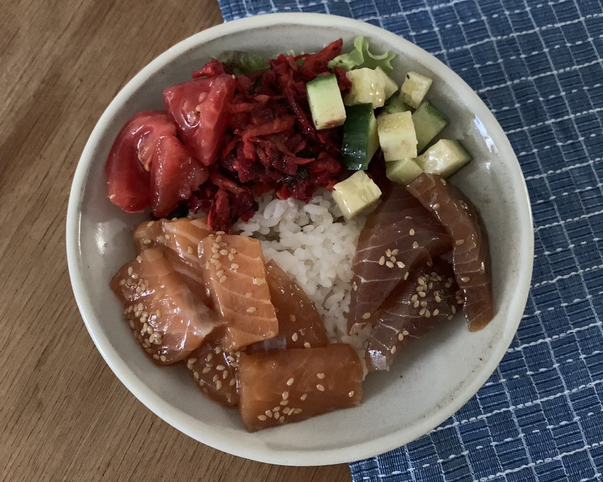 vanillegf's tweet image. homemade poke