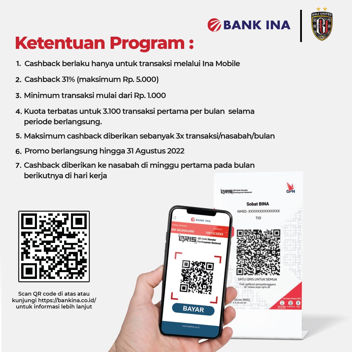 BaliUtd's tweet photo. Untuk informasi lebih lanjutnya kunjungi website https://t.co/g7205XOPOn

_
#BankINAxBaliUnited #BaliUnited #Back2Back #Champions #JuaraLiga120212022 #OutS7anding #BeyondFootball #YouStandForUs #WeStandForYou #WeAreBaliUnited https://t.co/mnspjg1AOx