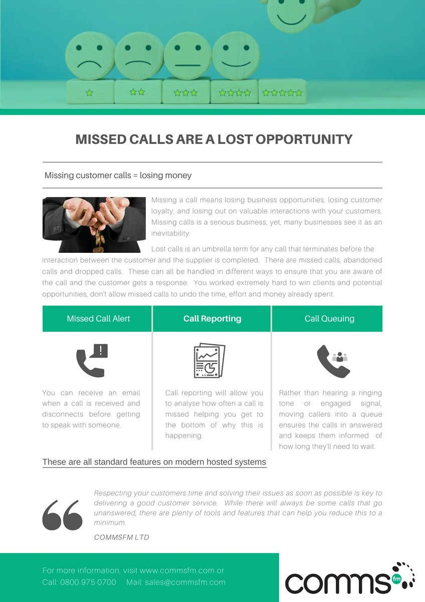 If a customer chooses to make a telephone call, what happens when they can’t get through?