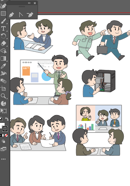いらすとやのtwitterイラスト検索結果