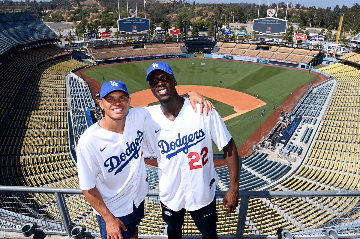 edou_mendy_'s tweet photo. Great time visiting the installation of the @Dodgers https://t.co/b6Rk13eqEc