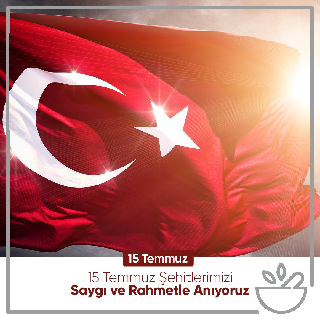 15 Temmuz şehitlerimizi saygı, rahmet ve minnetle anıyoruz.

#SağlıklıYaşamOrtağı #Kampotu #15Temmuz #15TemmuzDemokrasiveMilliBirlikGünü