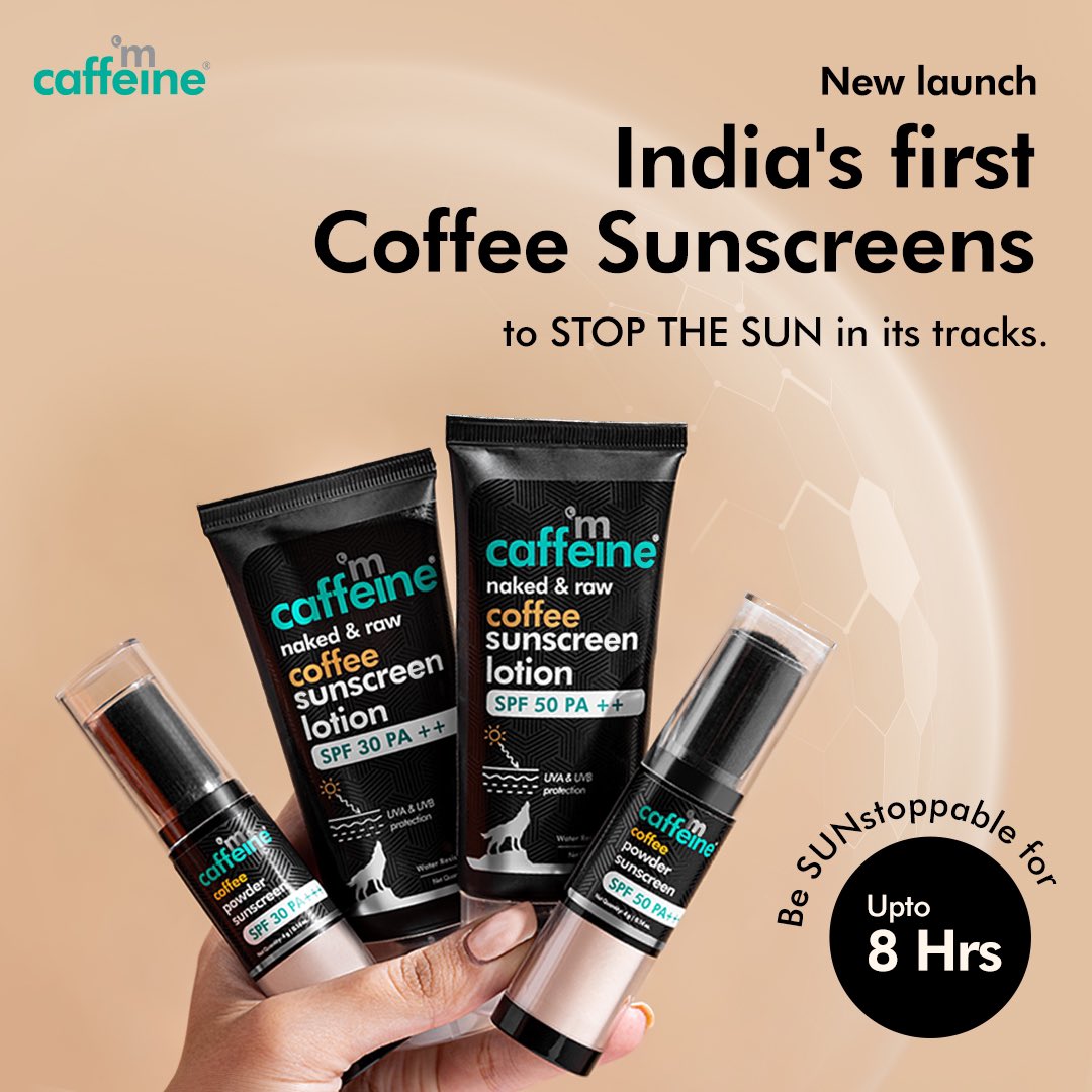 i_am_caffeine's tweet photo. #NEWLAUNCH Alert‼️
Don’t compromise on the fun and get ready to face the ☀️
#BeSUNstoppable with Coffee 🤎
#mCaffeine #NewLaunch #Sunscreen #SunscreenPowder #UVProtection #SPF30 #SPF50 #Skincare #Skincareroutine #SummerCare #Coffee #CoffeeForSkin #MustHave #Vegan #CrueltyFree https://t.co/6Nr651w22r