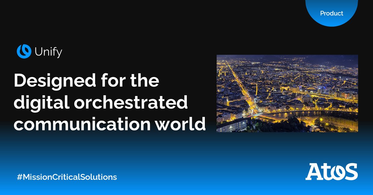 Higher worker productivity and efficiency are made possible with Atos Unify OpenScape Xpert, which also reduces operational costs and complexity.

#AtosUnify #MissionCrticalSolutions