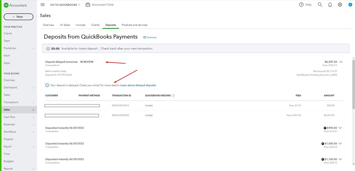 OwlJumpstart's tweet photo. @CFPB @USOCC Investigate @Intuit and @QuickBooks after seven months of working fine they started delaying deposits to our Quickbooks Checking account again, these actions create problems with our clients and nobody gives us a resolution or answer. https://t.co/TVZSV0dNXg