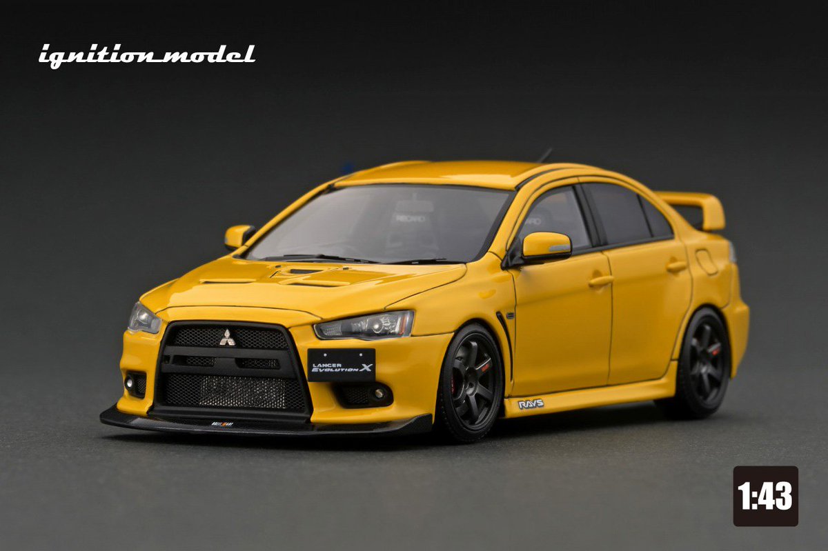 ignition_model's tweet photo. Pre-production samples! 
1/43 Mitsubishi Lancer Evolution X (CZ4A) 
Preorder available soon, stay tuned with our further update! 

>>> Lancer Evolution collection
https://t.co/wiUnXNOAEp

#ignitionmodel #143scale #mitsubishi  #lancer #lancerevolution #evox  #jdm #tuningcar https://t.co/uaxgl2GnOW