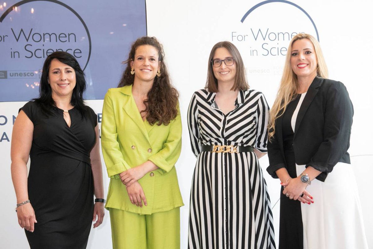 Cinco investigadoras españolas de salud, premiadas por el programa L'Oréal-Unesco
👏 Jone Mitxelena 👏
👏 Melissa García 👏
👏 Ana Belén Pérez Oliva 👏
👏 Natalia Sánchez 👏
👏 Nerea Méndez Barbero 👏
☞ bit.ly/3ATJzP2
☑ @ #DGUI_informa