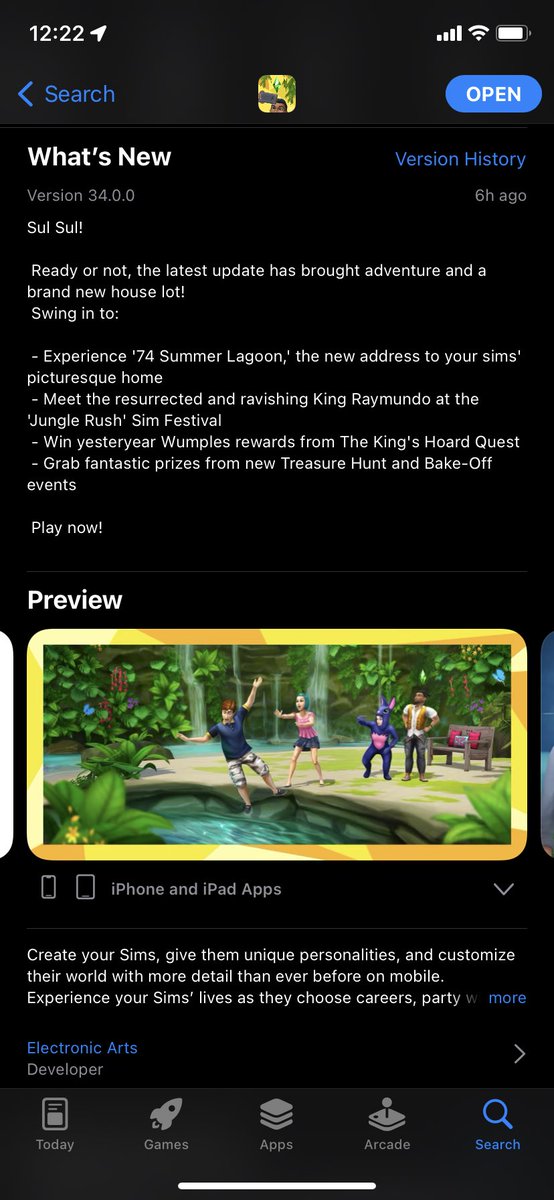 SimGuruKatz's tweet photo. Update is now available! Might take time for it to reflect in all countries. https://t.co/mPmBf5VVxr