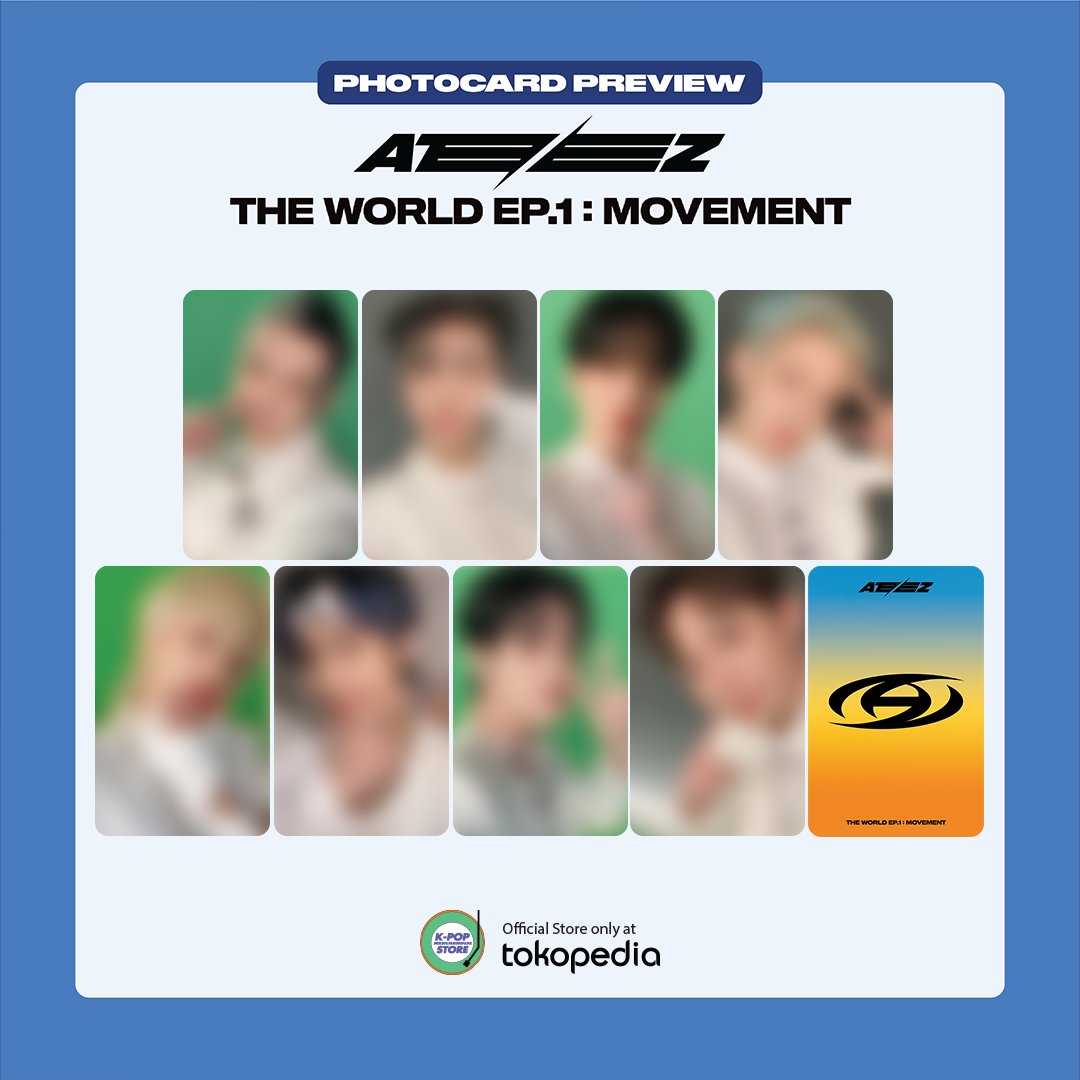 ‼️ATEEZ EXCLUSIVE PHOTOCARD PREVIEW‼️

Mana ATINY yang nagih mimin buat nge-spill preview PC?🤭
Ngeblur aja cakep bangeeeet kan?!

CLOSE PO: 25 Juli 23:59 WIB

➡️ tokopedia.com/koreanms/etala…

#ATEEZ #에이티즈 #MOVEMENT 
#kpopmerchtokped #tokopedia <a href="/tokopedia/">Tokopedia</a> <a href="/ATEEZofficial/">ATEEZ(에이티즈)</a>