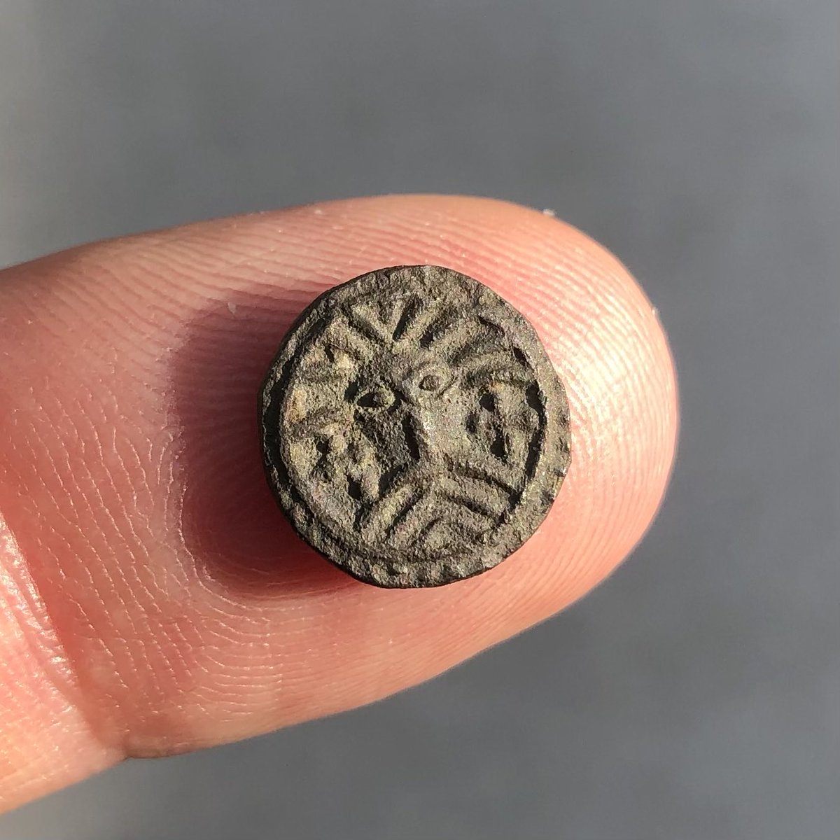 medieval_digger's tweet photo. This coin is just as when I found it, it’s silver with a beautiful patina! 😍👌 This is an early 8th century Wodan Monster sceat!
#sceat #AngloSaxon #metaldetecting #metaldetector #sceats #Wodan https://t.co/r2ZYHby0yc