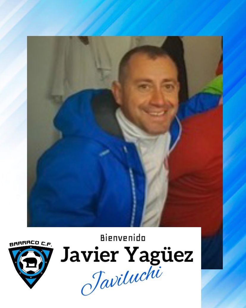 fcbarraco1's tweet photo. Francisco Javier Yagüez “JAVILUCHI“ se convierte en el nuevo entrenador de El Barraco CF para la próxima temporada.  El entrenador Tembleño, posee una dilatada experiencia dentro del fútbol provincial y regional, jugó en el CD Cebrereña y CF El Tiemblo entre otros. https://t.co/bI6MY4svOh
