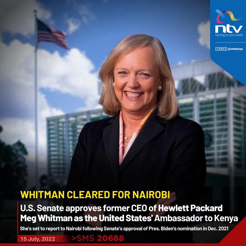 NTV Kenya on Twitter "US Senate approves former CEO of Hewlett Packard