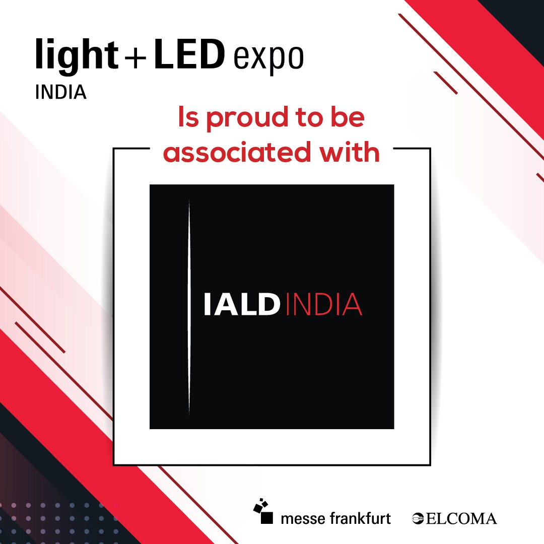 Light + LED Expo proudly welcomes IALD India as Supporting Association
IALD is a global organisation dedicated to supporting a network of 1500 independent lighting design professional
Exhibit bit.ly/33Aea5Q &amp; meet prominent lighting designers of India at Light + LED Expo