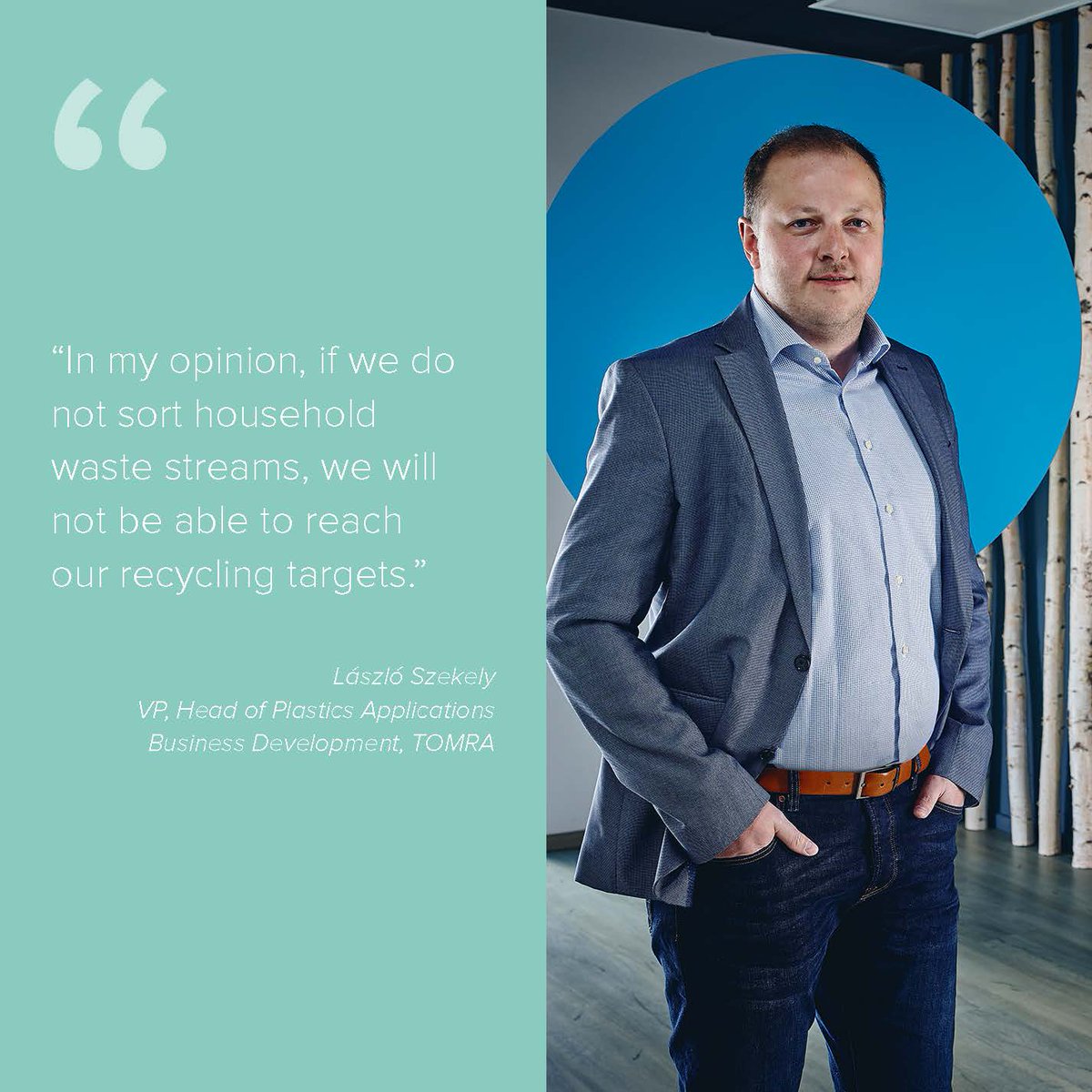 TOMRARecycling's tweet image. In the latest episode of #TOMRATalks Circular, we talk to Laszlo Szekely, our Head of Plastics Applications, about how much #plastic is in post-consumer #waste streams and how we can achieve #circularity. Listen now: open.spotify.com/episode/7oOb15…