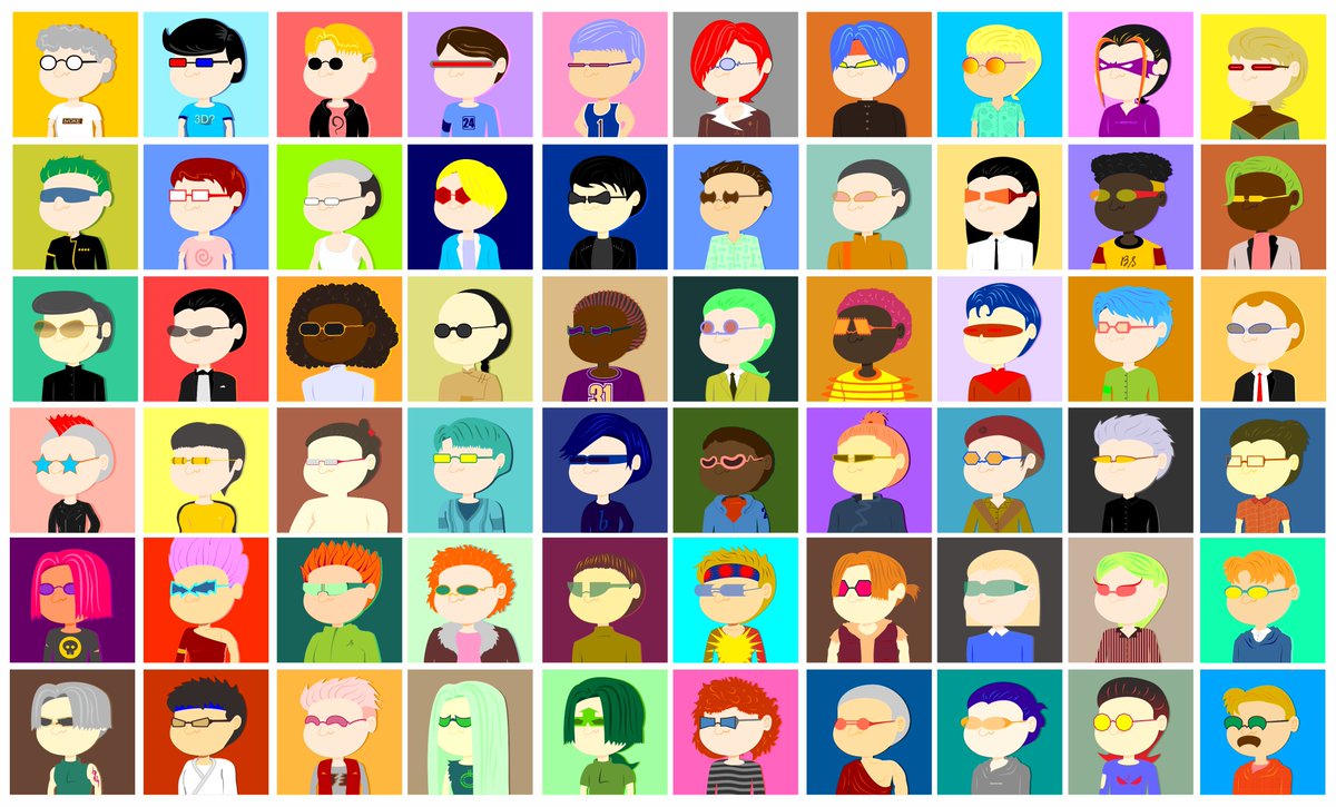 RoundedFaces's tweet photo. The Collection - Update till Today..will keep on creating
#NFTs #NFT #roundedfaces https://t.co/OVdmflZLhK