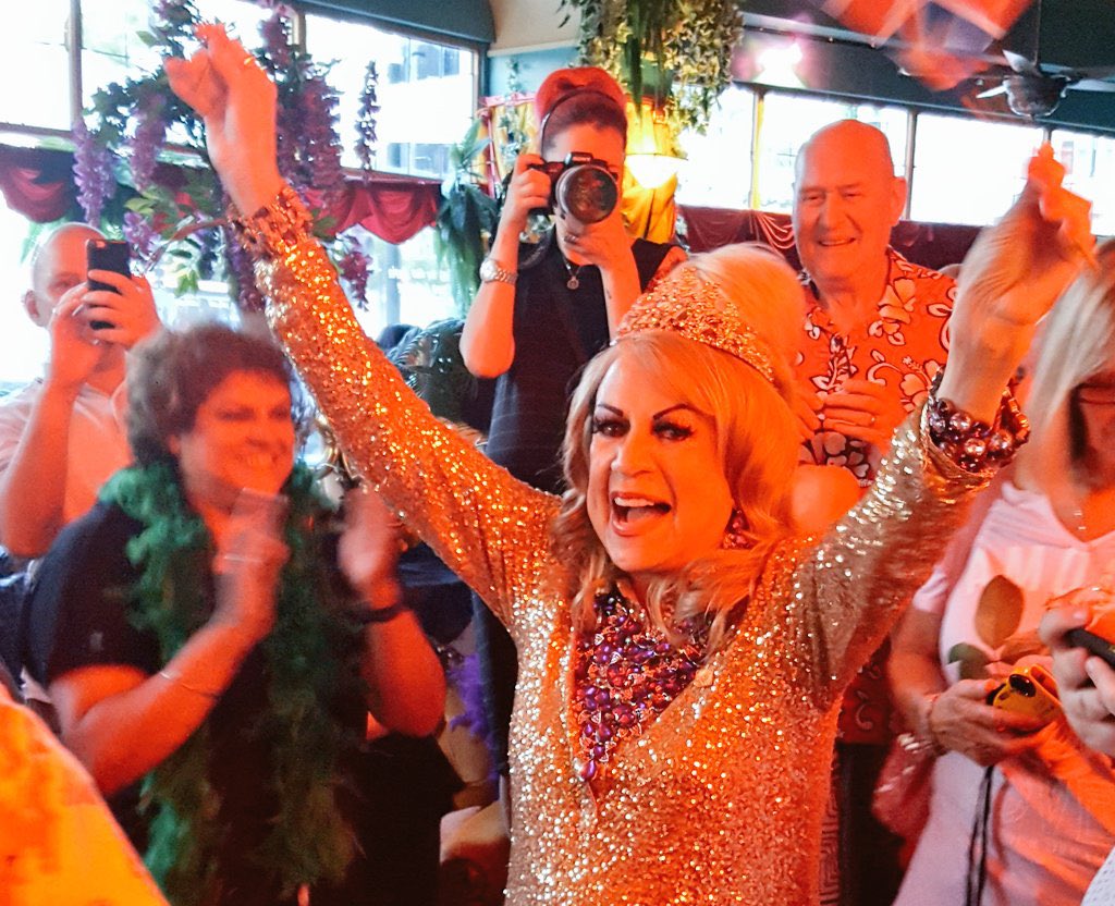 Remembering <a href="/PeoplesDay/">Lewisham Peoples Day</a> 2017 when the legendary and much-missed <a href="/PracatanBaby/">Margarita Pracatan</a> performed as a headline act (to a packed out marquee) and paid a visit to the Broadway Theatre! #icon #wearelewisham #festival #pracatan 🦩