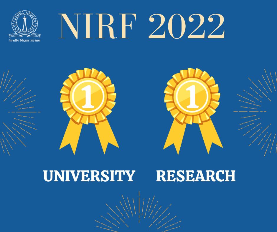 IISc Bangalore (@iiscbangalore) on Twitter photo IISc has once again been ranked as India's #1 in the University and Research categories of the #NIRF #IndiaRankings2022!
<a href="/dpradhanbjp/">Dharmendra Pradhan</a> <a href="/EduMinOfIndia/">Ministry of Education</a>
nirfindia.org/2022/Ranking.h… IISc has once again been ranked as India's #1 in the University and Research categories of the #NIRF #IndiaRankings2022!
<a href="/dpradhanbjp/">Dharmendra Pradhan</a> <a href="/EduMinOfIndia/">Ministry of Education</a>
nirfindia.org/2022/Ranking.h…