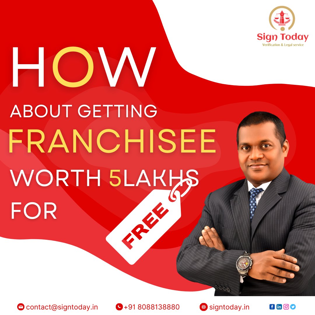 SignToday_'s tweet photo. Become an independent business owner with our 90 days training program which offers you a free franchise too for an investment of Rs. 49,500/- ONLY...
#becomeanowner #becomeanentrepreneur #IBO #businessowner #independentbusinessownwer #learnbusiness #enrolltoday #signtoday https://t.co/kLHXzFT0Z2