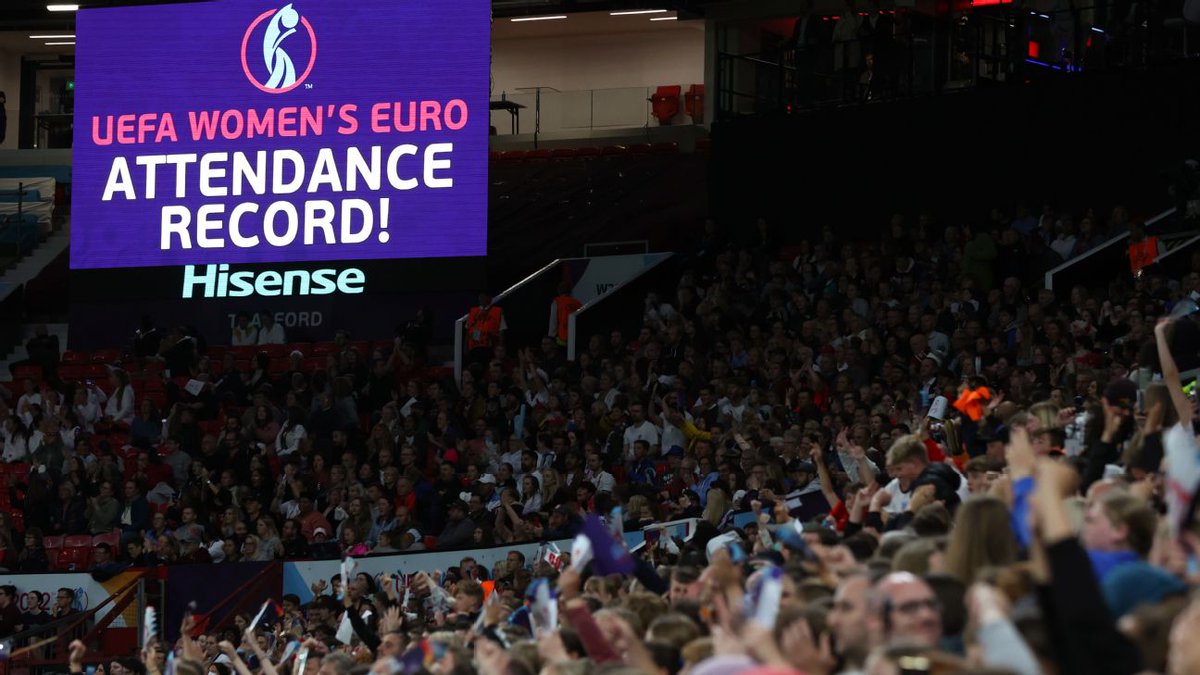 Women&#39;s Euros breaks attendance record with 15 games to go